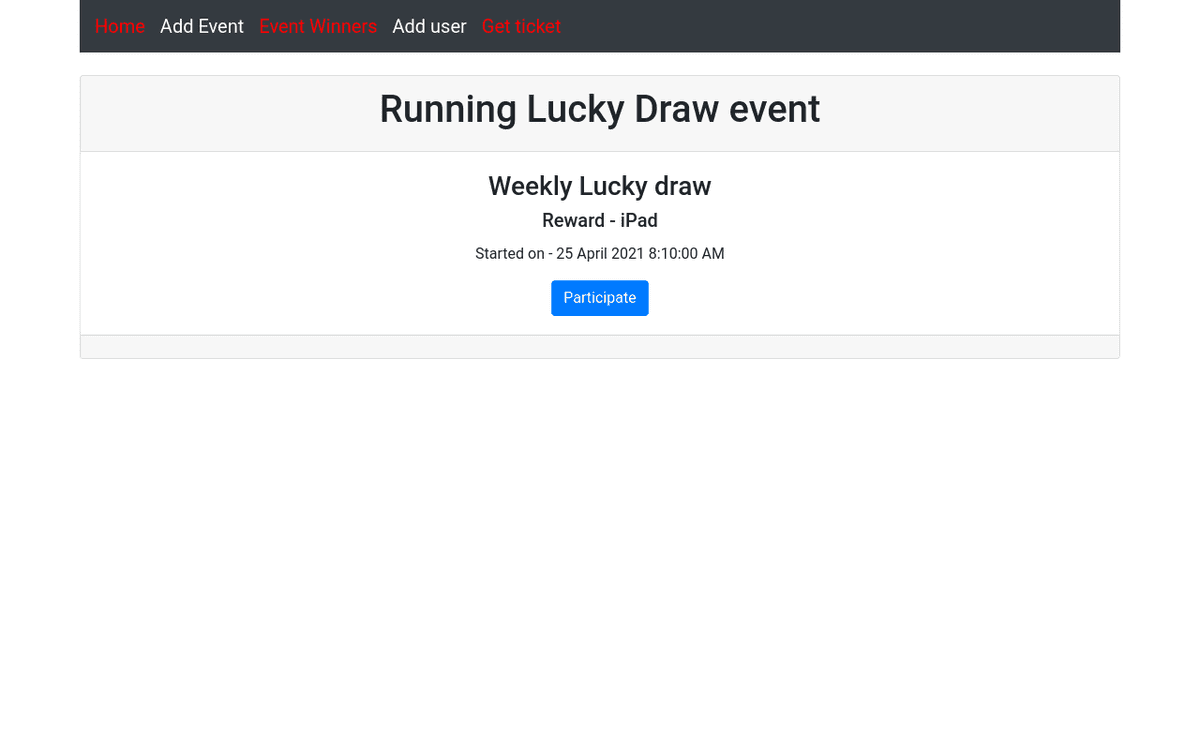 Lucky Draw