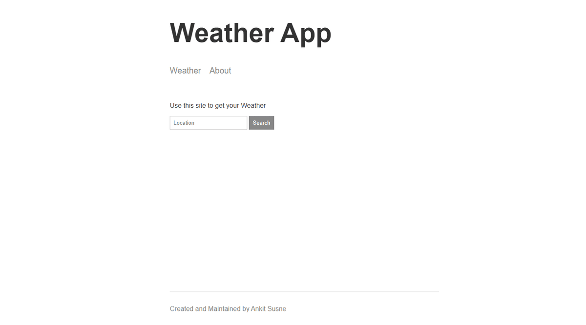 Weather App